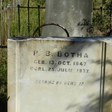 BOTHA P.B. 1847-1937