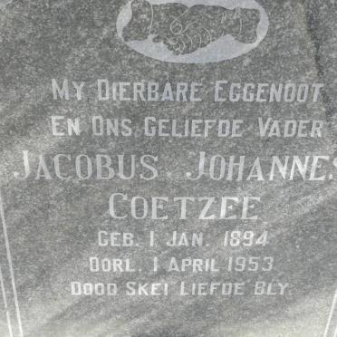 COETZEE Jacobus Johannes 1894-1953