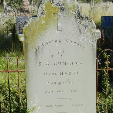 CUMMING S.J. nee HART 1847-1933