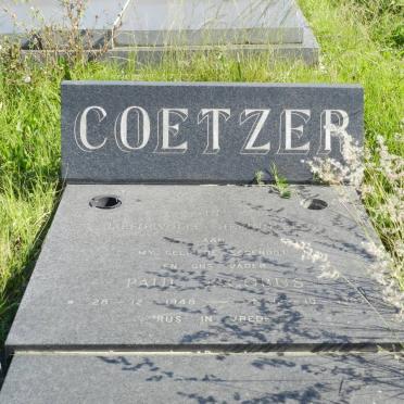 COETZER Paul Jacobus 1948-1987