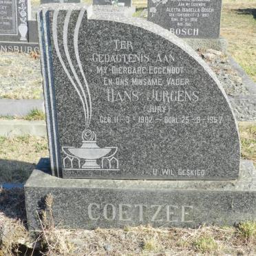 COETZEE Hans Jurgens 1902-1957