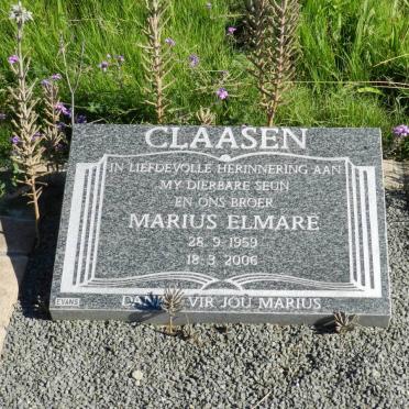 CLAASEN Marius Elmare 1959-2006