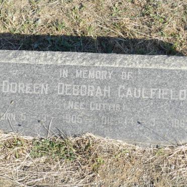 CAULFIELD Doreen Deborah nee CUTTIS 1906-1962