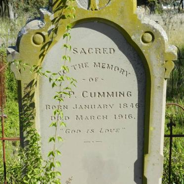 CUMMING J.P. 1846-1916