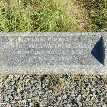 CROSS Oliver James Valentine -1956