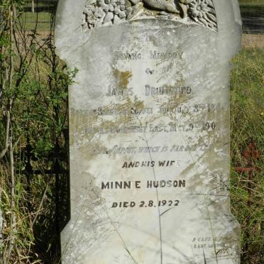 DRUMMOND James 1844-1907 &amp; Minnie Hudson -1922