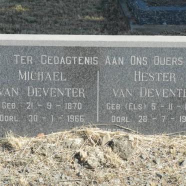 DEVENTER Michael, van 1870-1966 &amp; Hester ELS 1894-1959