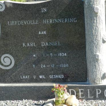 DELPORT Karl Daniel 1934-1988