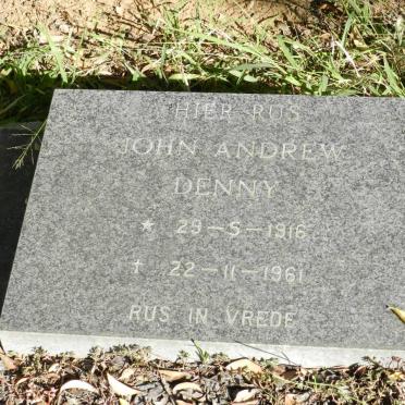 DENNY John Andrew 1916-1961
