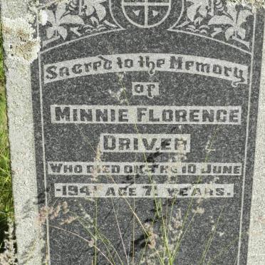 DRIVER Minnie Florence -1941