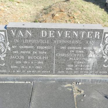 DEVENTER Jacob Rudolph, van 1910-1983 &amp; Christoffel Jacob Martinus 1911-1997