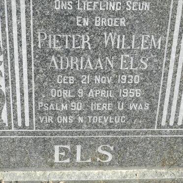 ELS Pieter Willem Adriaan 1930-1956
