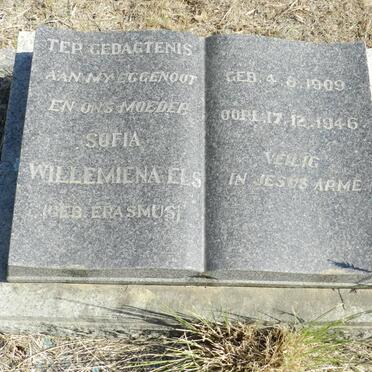 ELS Sofia Willemiena NEE ERASMUS 1909-1946