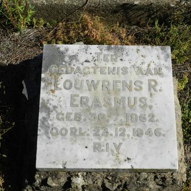ERASMUS Louwrens R. 1862-1946