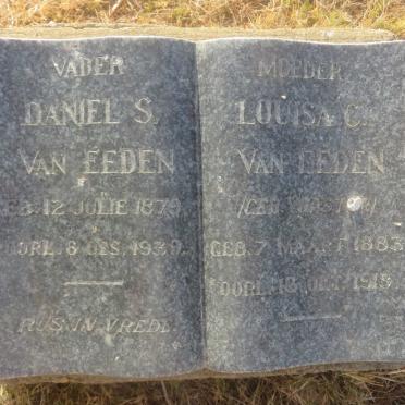 EEDEN Daniel S., van 1879-1939 &amp; Louisa C. VORSTER 1883-1918