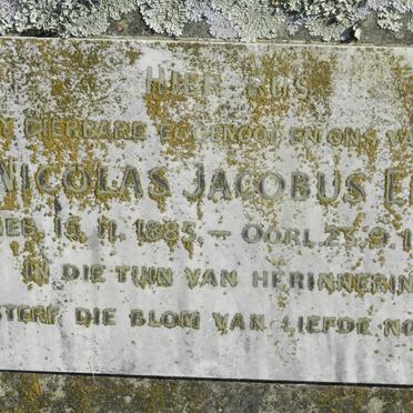 ELS Nicolas Jacobus 1885-1948