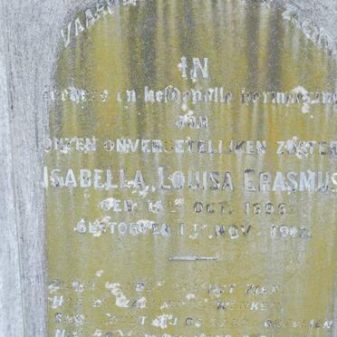 ERASMUS Isabella Louisa 1895-1912