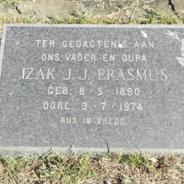 ERASMUS Izak J.J. 1890-1974