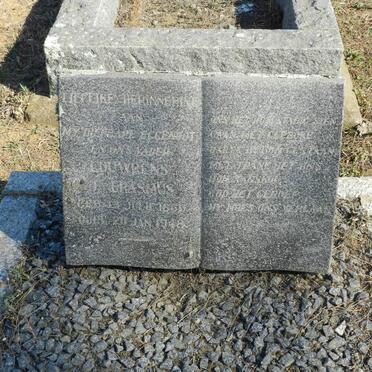 ERASMUS Louwrens C.J. 1856-1948