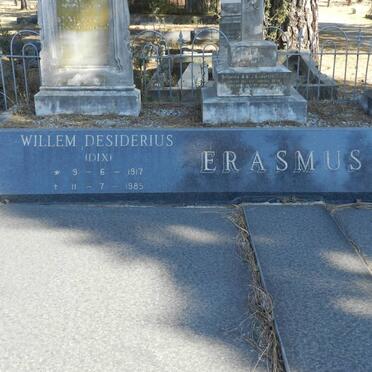 ERASMUS Willem Desiderius 1917-1985