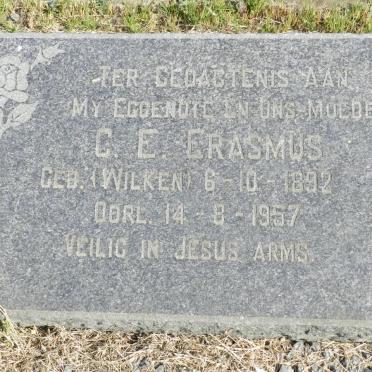 ERASMUS C.E. nee WILKEN 1872-1957