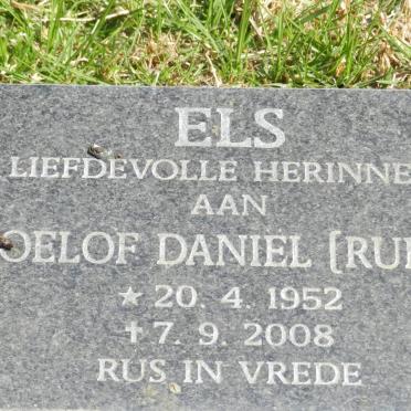 ELS Roelof Daniel 1952-2008