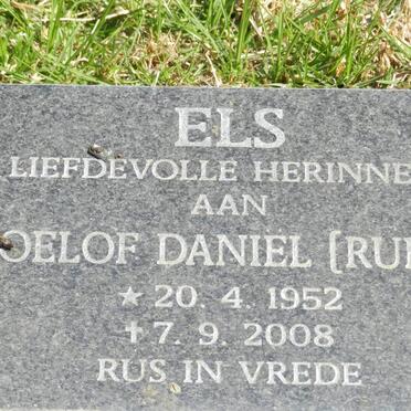ELS Roelof Daniel 1952-2008