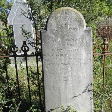 FERGUSON Mary Rankin 1858-1886