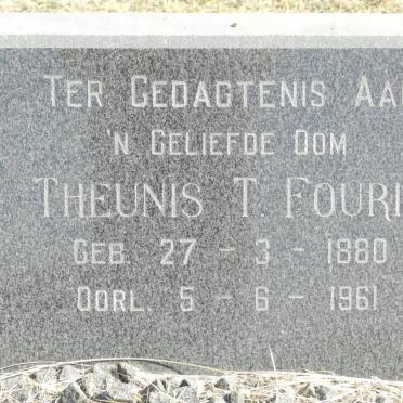 FOURIE Theunis T. 1880-1961
