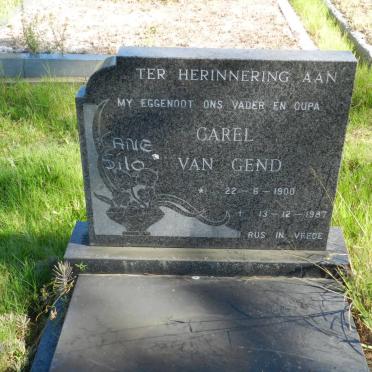 GEND Carel, van 1900-1987