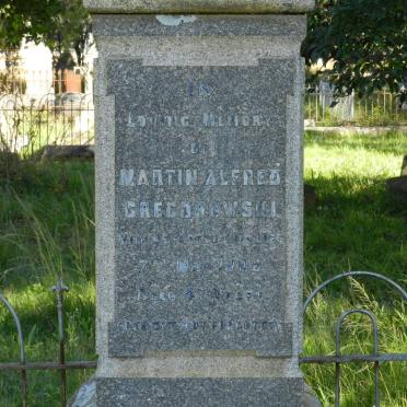 GREGOROWSKI Martin Alfred -1908