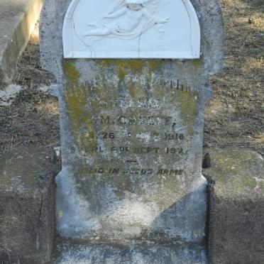GREEFF Queenie G.M. 1918-1922