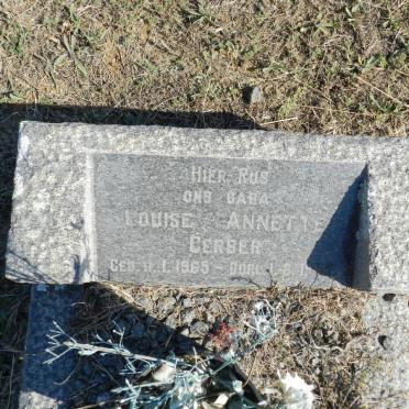 GERBER Louise Annette 1965-1965