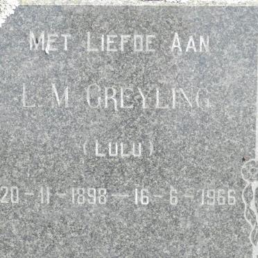 GREYLING L.M. 1898-1966