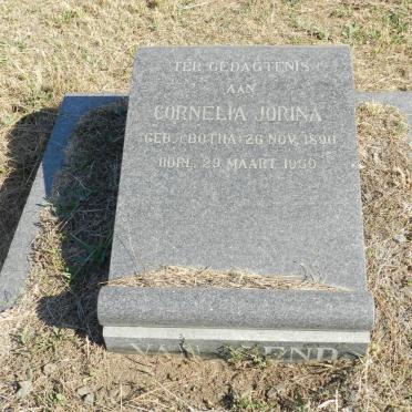 GEND Cornelia Jorina, van nee BOTHA 1890-1959