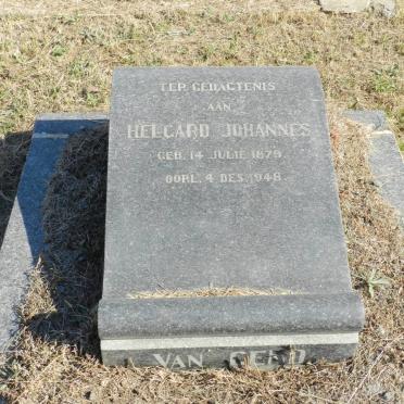 GEND Helgard Johannes, van 1879-1948