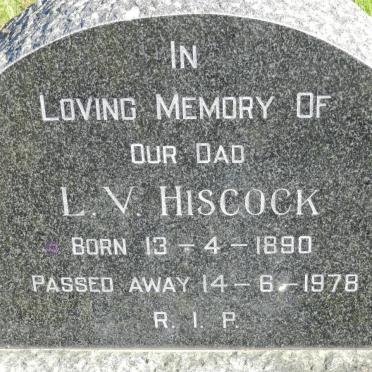 HISCOCK L.V. 1890-1978