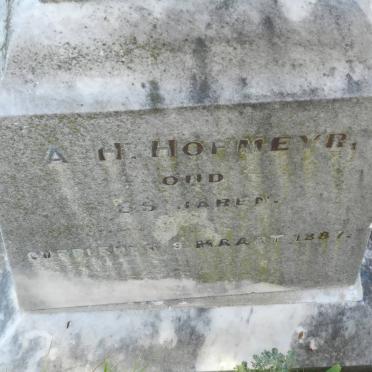 HOFMEYR A.H. -1887