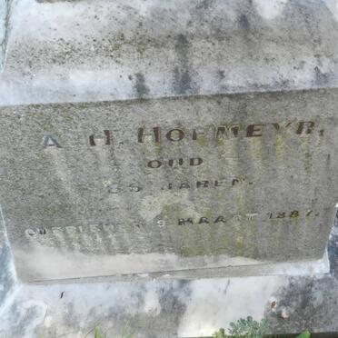 HOFMEYR A.H. -1887