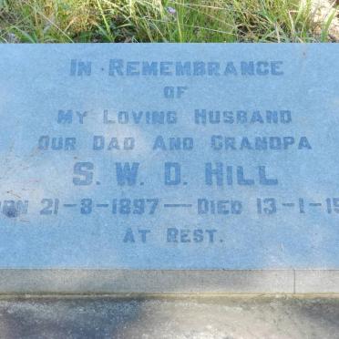 HILL S.W.D. 1897-1972
