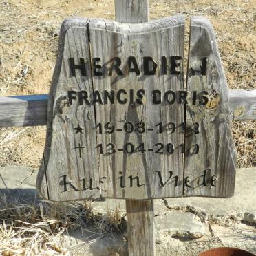HERADIEN Francis Doris 1919-2010