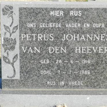 HEEVER Petrus Johannes, van den 1916-1986