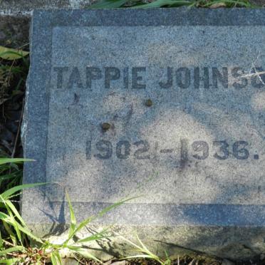 JOHNSON Tappie 1902-1936