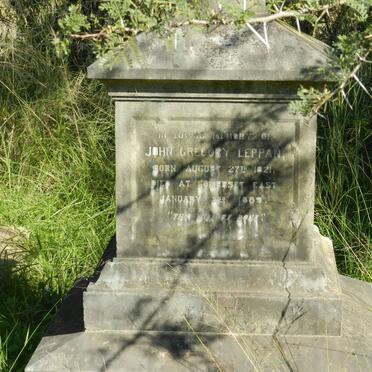 LEPPAN John Gregory 1821-1889