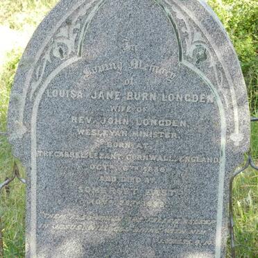 LONGDEN Louisa Jane Burn 1836-1882