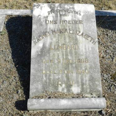 LOMBARD Rachel Maria Elizabeth 1866-1940