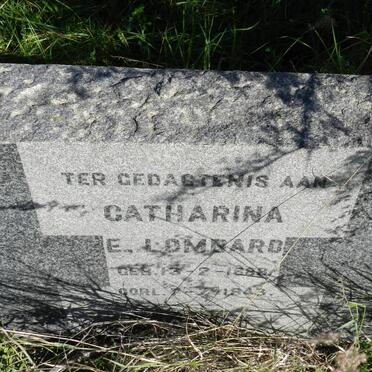 LOMBARD Catharina E. 1888-1943