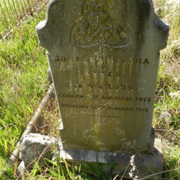 LÖTTER Johanna Helena nee LOUW 1872-1915