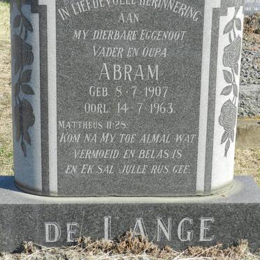 LANGE Abram, de 1907-1963