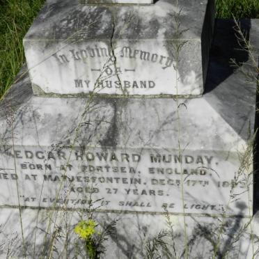 MUNDAY Edgar Howard -1893